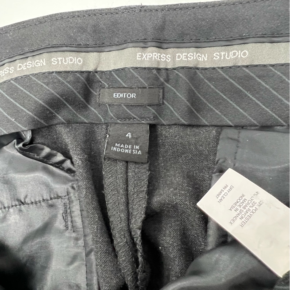 Express Editor Dark gray dress Pants Size 4 - Picture 5 of 5